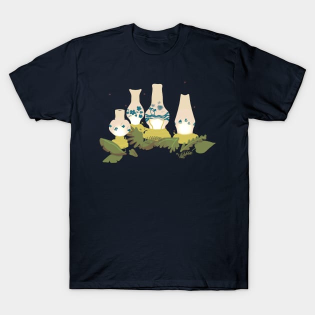 Oil Lamps T-Shirt by LochNestFarm